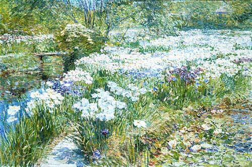 Childe Hassam The Water Garden china oil painting image